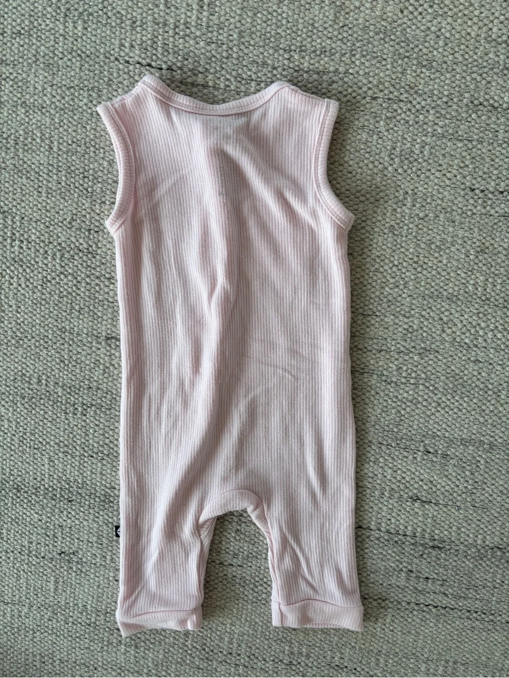 Kyte Baby Ribbed Zip Sleeveless Romper